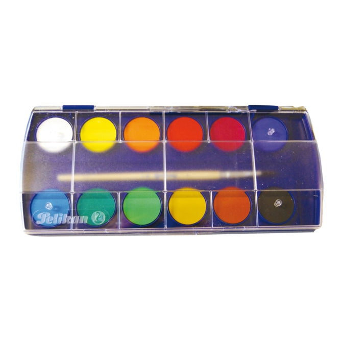 Quantore waterverfdoos pelikan 721324 12 kleuren
