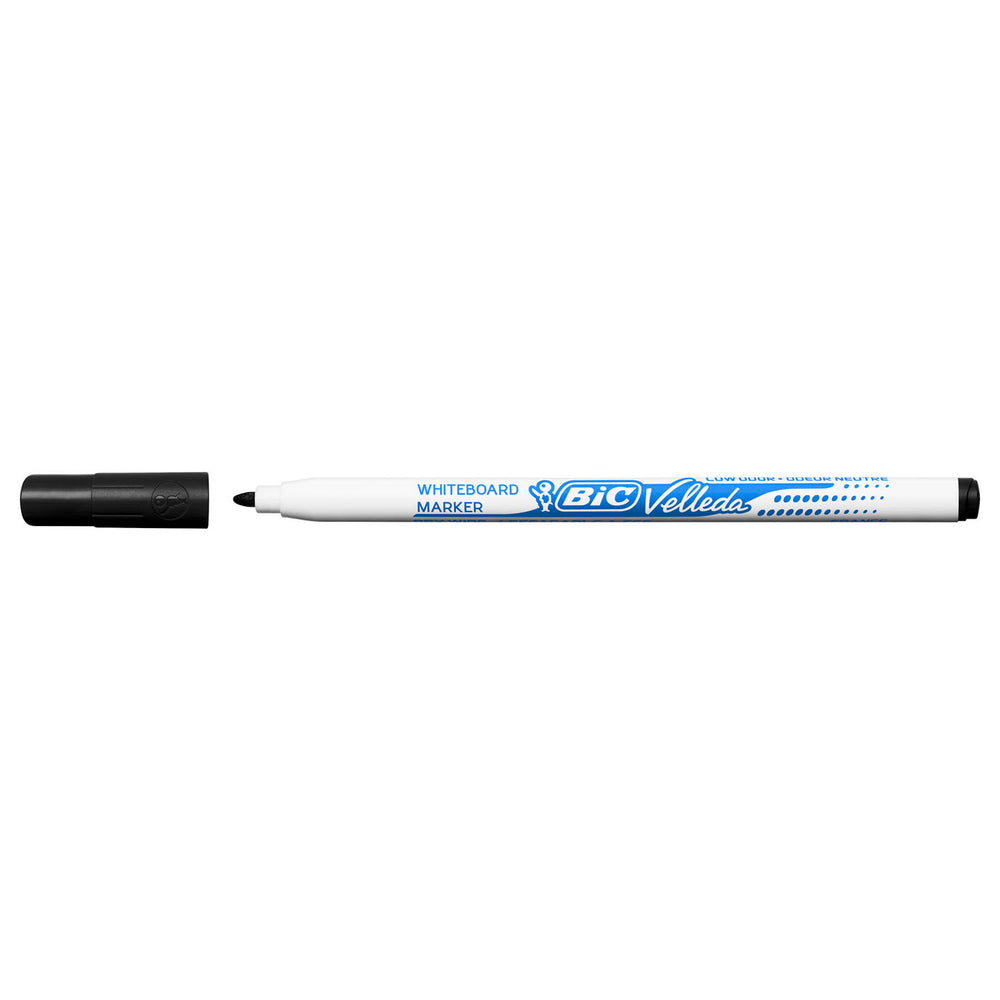 Bic viltstift 1721 whiteboard rond zwart 1,5mm