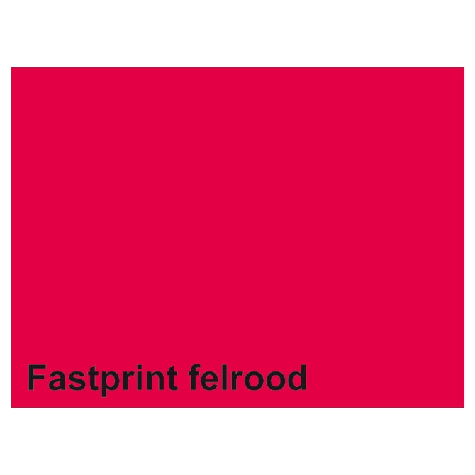 Quantore kopieerpapier fastprint a4 160gr felrood 50vel