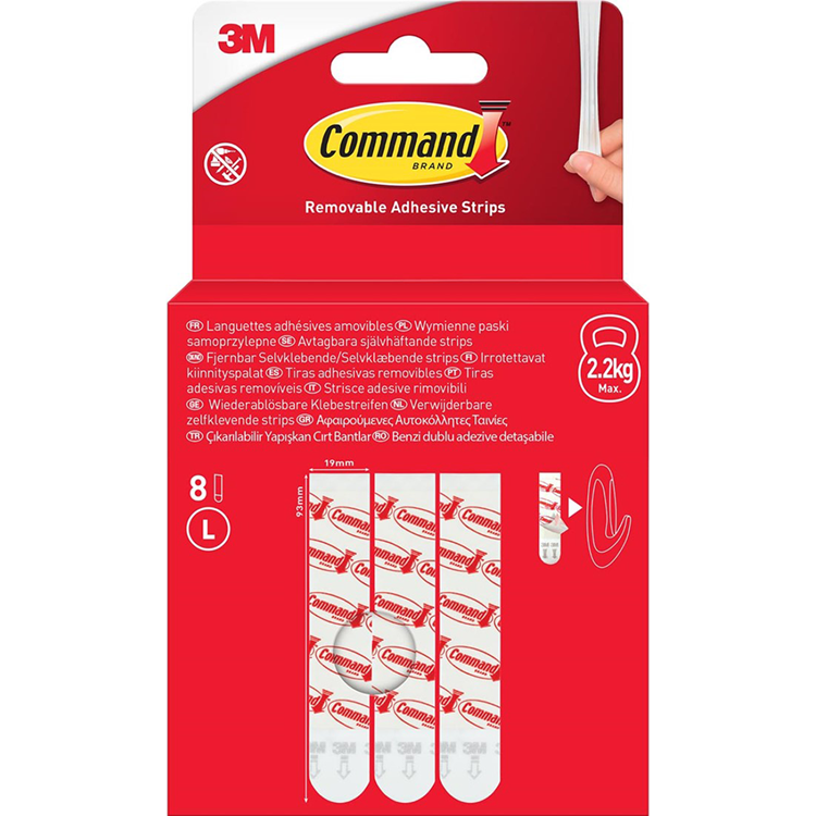 3m 1075975 - command kleefstrips l 8st verwijderbaar | 11 stuks