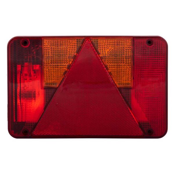 Achterlicht met driehoekige schakels