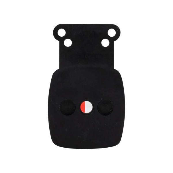 Positielamp wit+rood vierkant