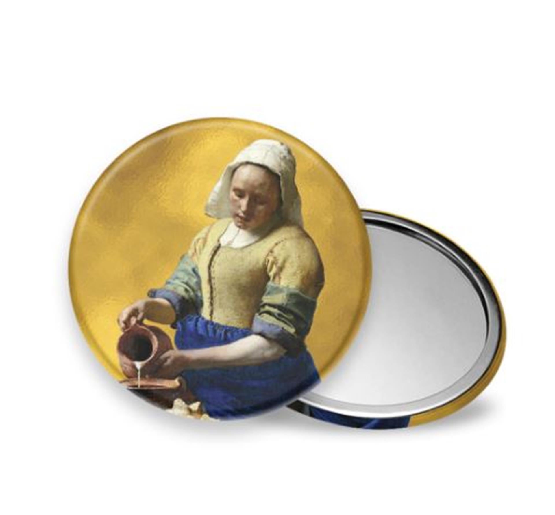 Tasspiegeltje vermeer het melkmeisje