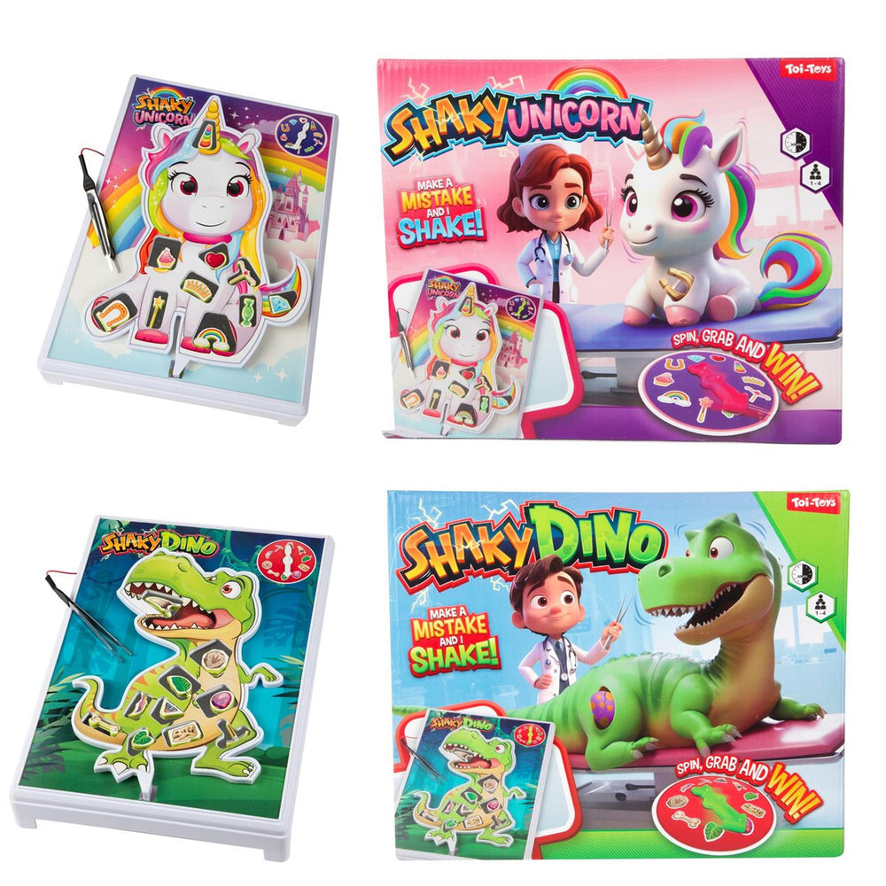 Toi-toys spel bibberarts eenhoorn dino met geluid