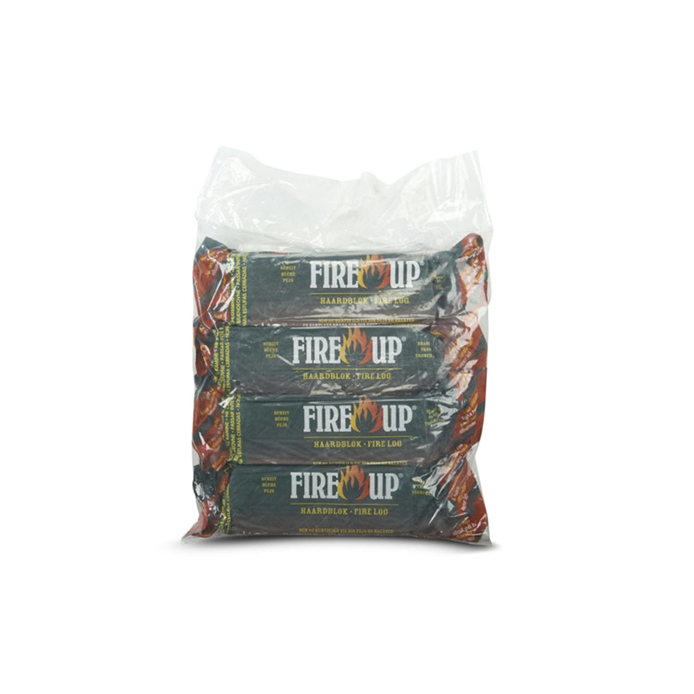 Fire-up thm openhaardblokken paraffine 1kg tas a 4 stuks