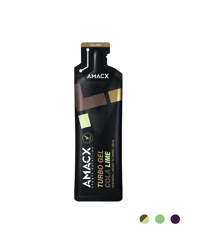 Amacx energy gel turbo gel cola lime 12x60ml