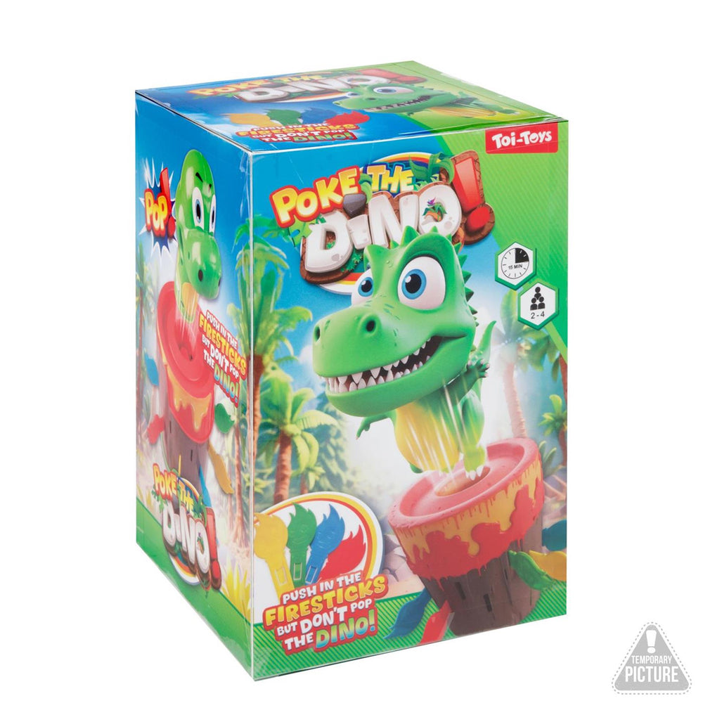Toi-toys spel prik de dino vulkaan met 16x vlammen