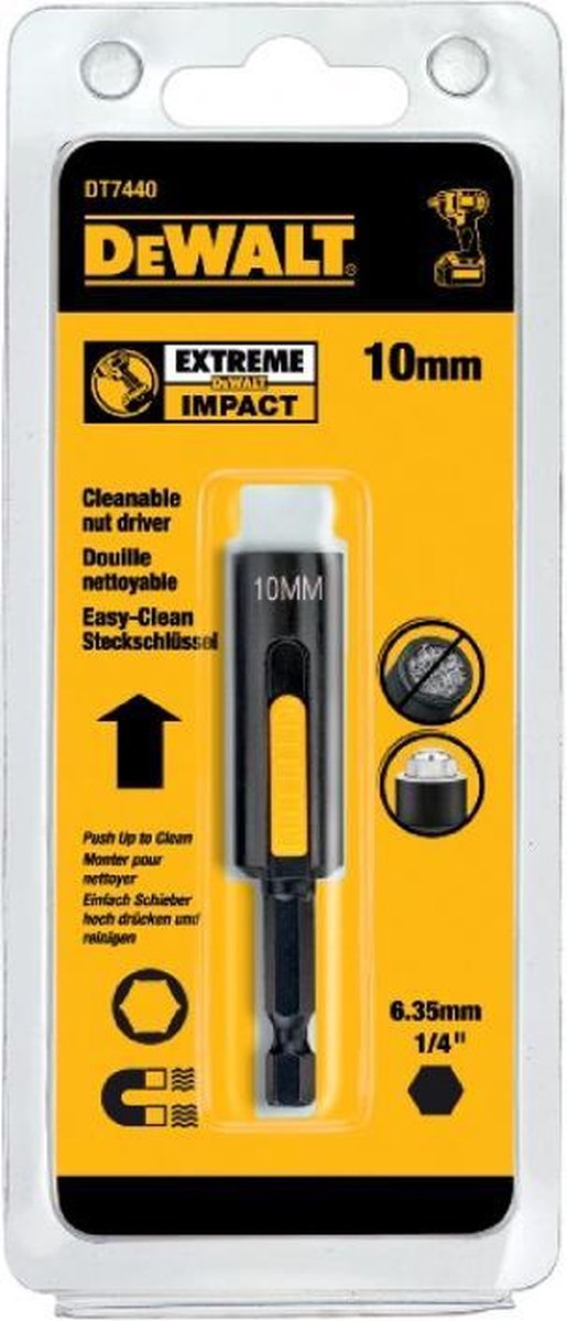 Dewalt dt7440 extreme impact magnetische bit dopsleutel - 10mm
