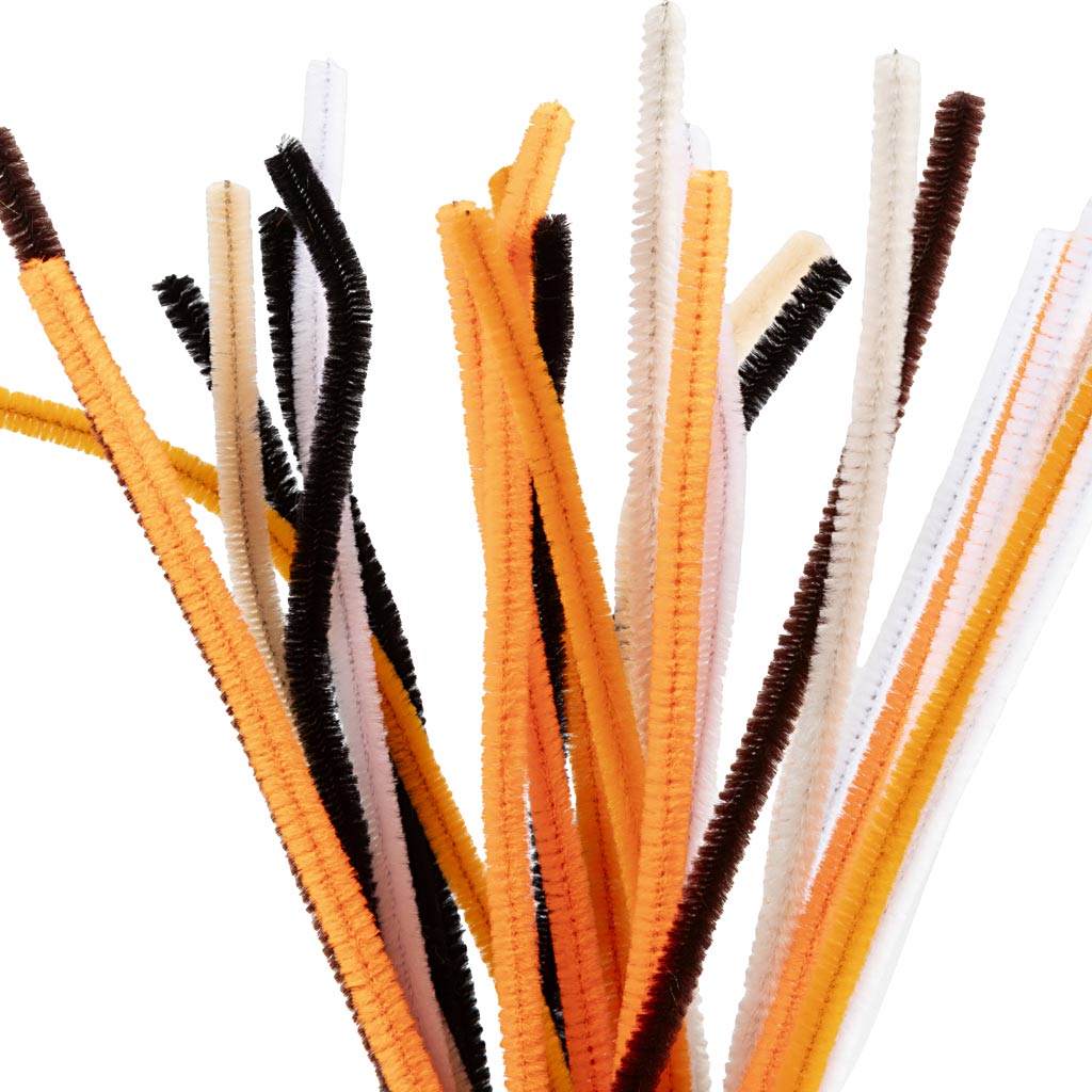 Https: www.cchobby.nl chenille-l-30-cm-dikte-6-mm-halloween-kleuren-25-div-1-doos