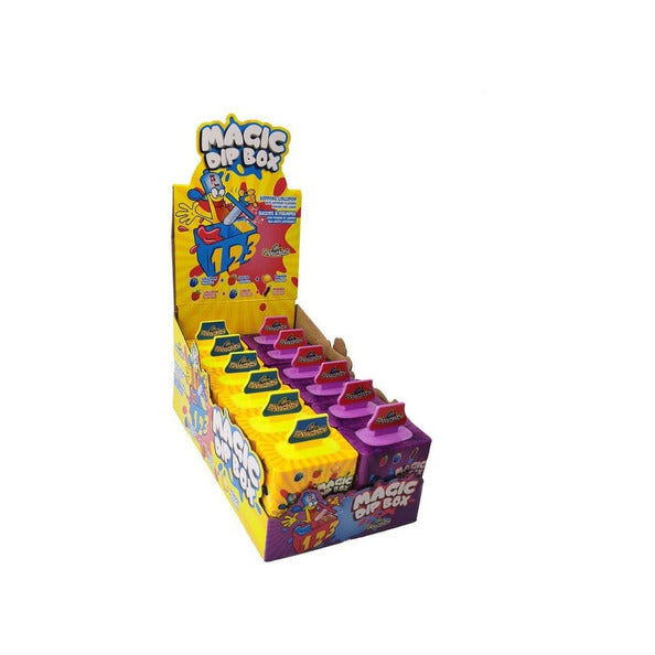 Funny candy lollipop met poeder en vloeibaar snoep (12x 61gr)