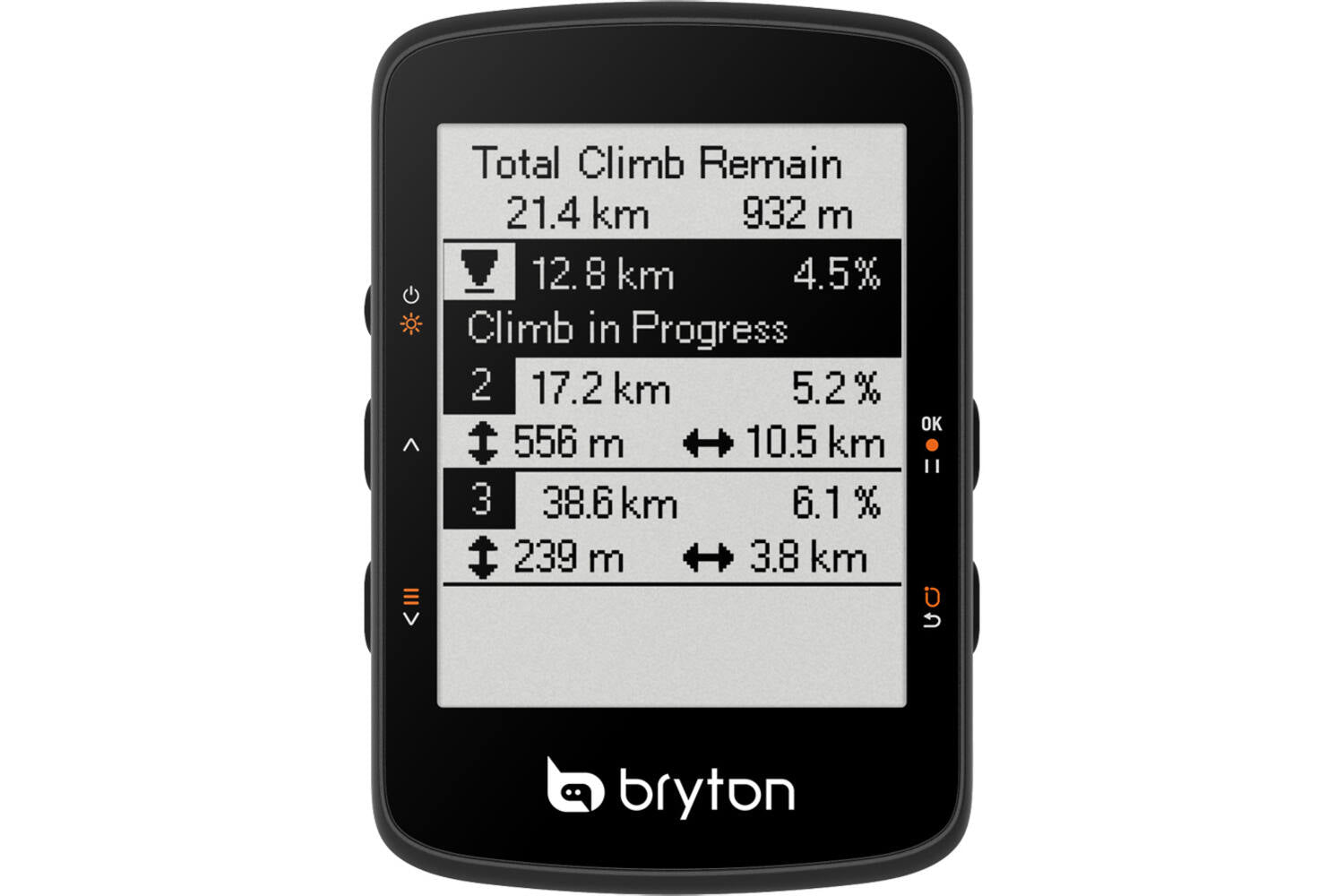 Bryton - rider 460 e fietscomputer gps