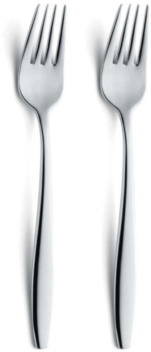 Amefa florence - 2-delige tafelvorkset - hoogglans - zilverkleurig