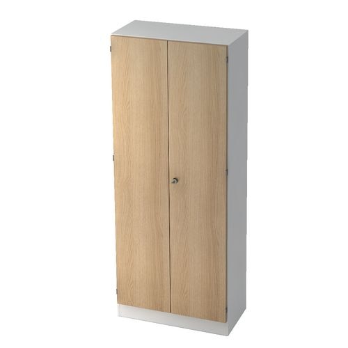 Bach kast hammerer sg 6100 melamine 800x420x2004mm wit eiken