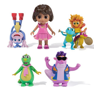 Dora de explorer spin master dora the explorer speelgoedfiguren 5-pack multicolor.