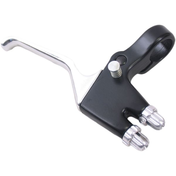 remgreep V-brake rechts 3-vinger zwart zilver