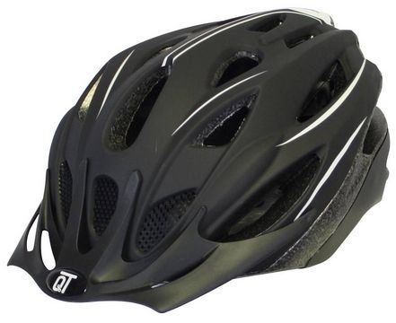 casque de vélo Fuse unisex noir mat blanc taille M
