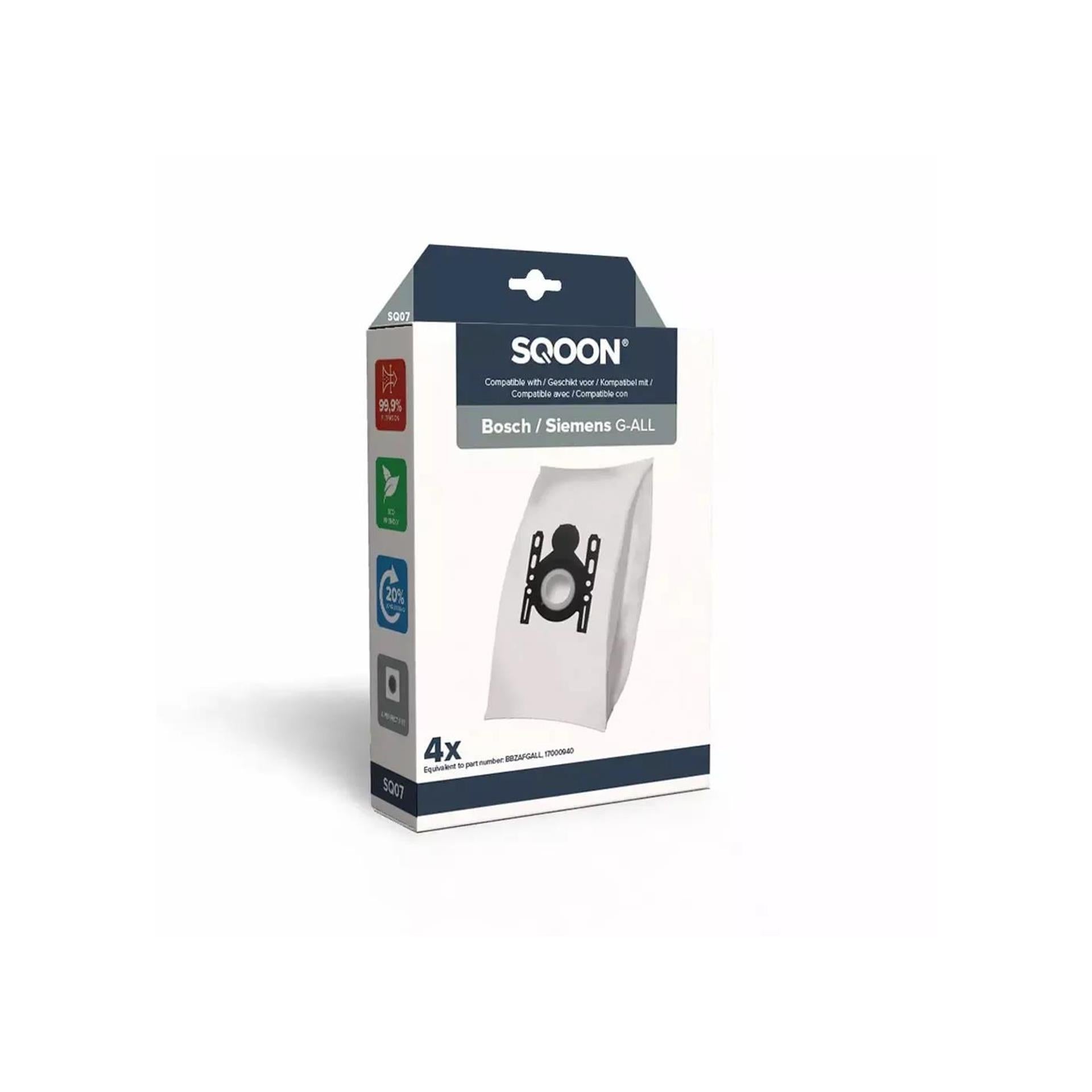 Sqoon stofzuigerzak bosch siemens g-all