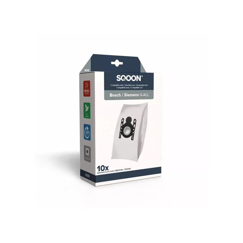 Sqoon stofzuigerzak bosch siemens g-all doos a 10 stuks