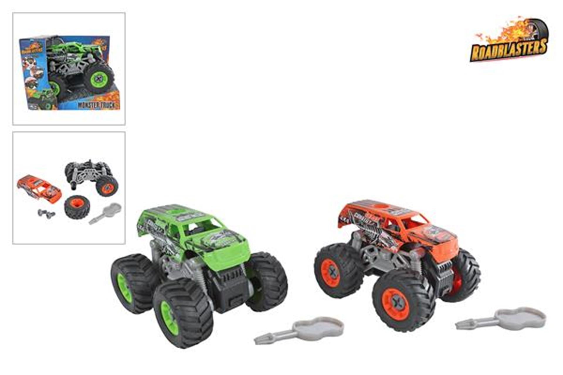 Roadblasters big wheel truck met schroeffunctie frictie 12cm