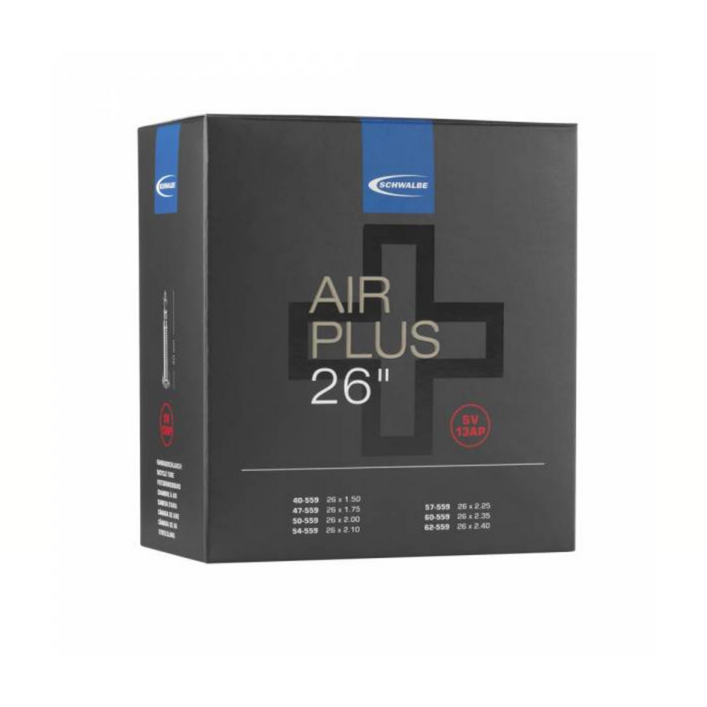 Chambre à air Schwalbe Air Plus SV13AP 26 40 62-559 - valve 40mm