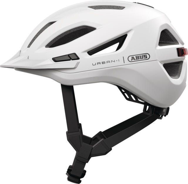 Abus fietshelm urban-i 4.0 ace polar white l - 57-61 cm - wit - geschikt voor gebruik op elektrische fietsen - stadsfietsen - 300 g