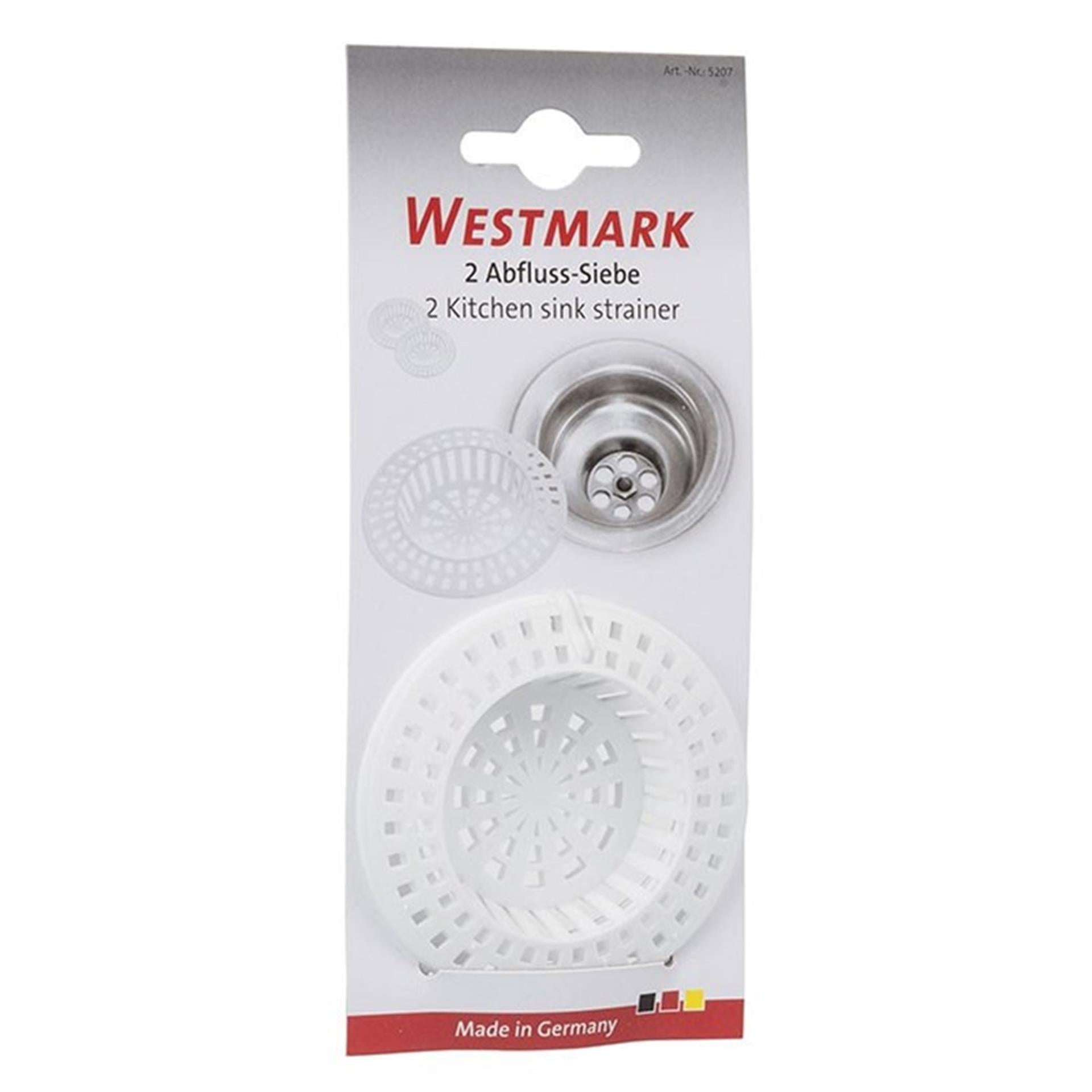 Westmark gootsteenzeefje 2 stuks ø70mm