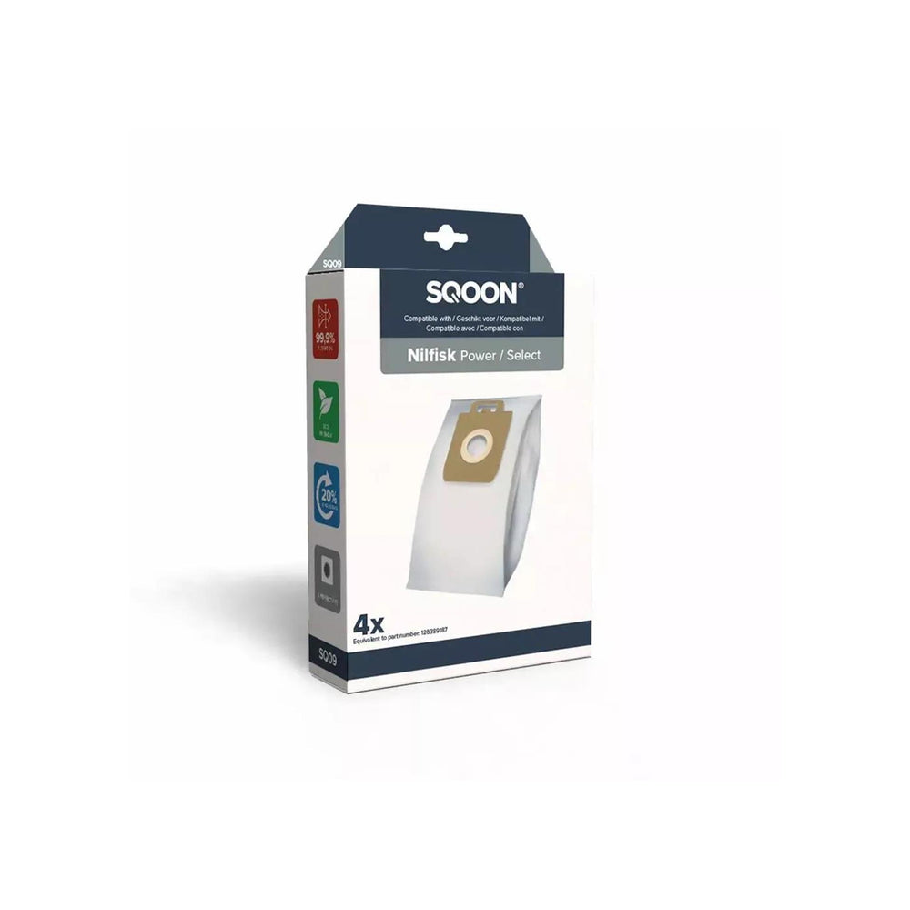 Sqoon stofzuigerzak nilfisk power select doos a 4 stuks