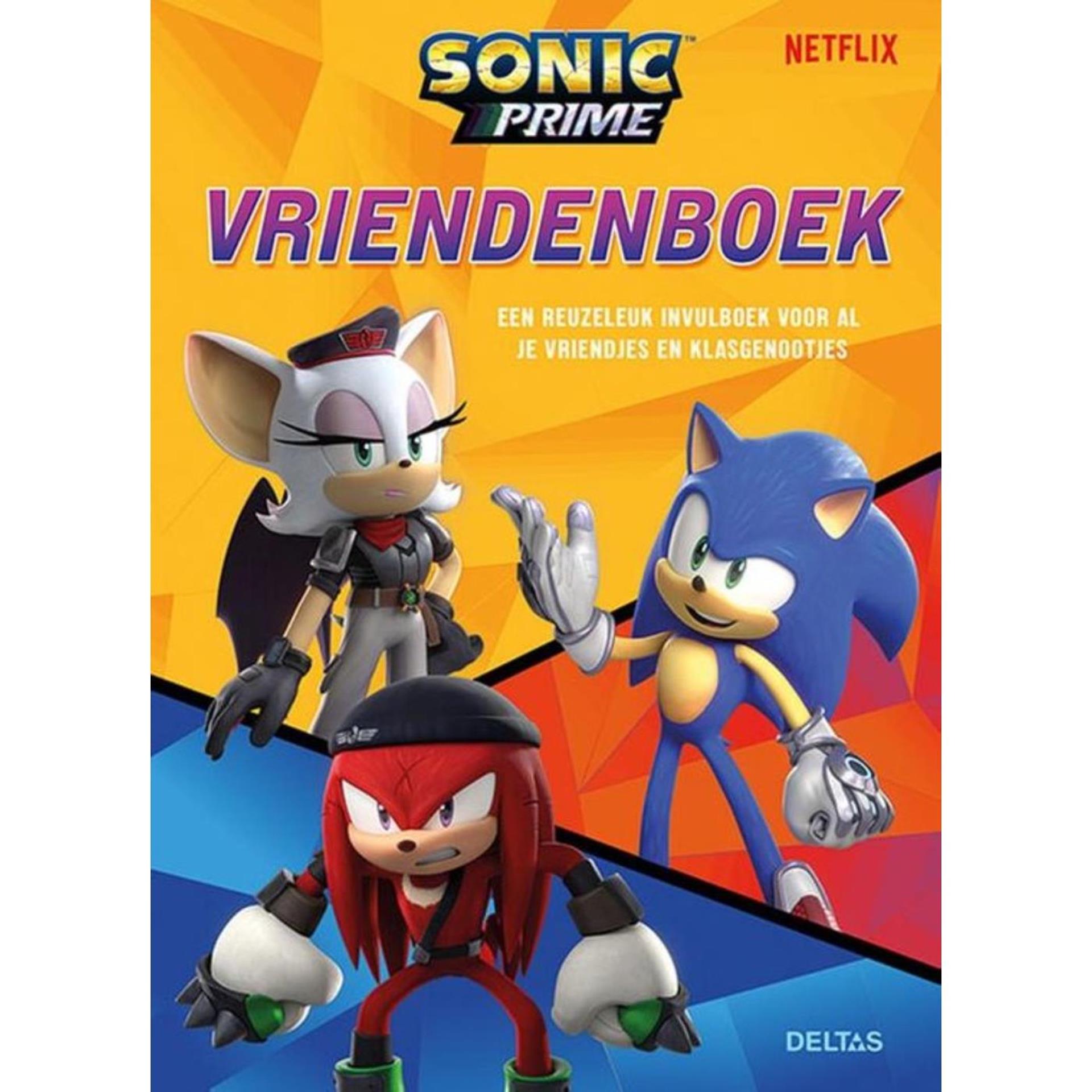 Deltas sonic prime vriendenboek