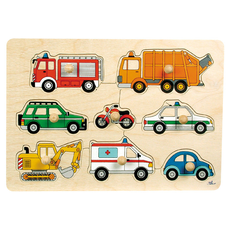 Goki peg puzzle traffic