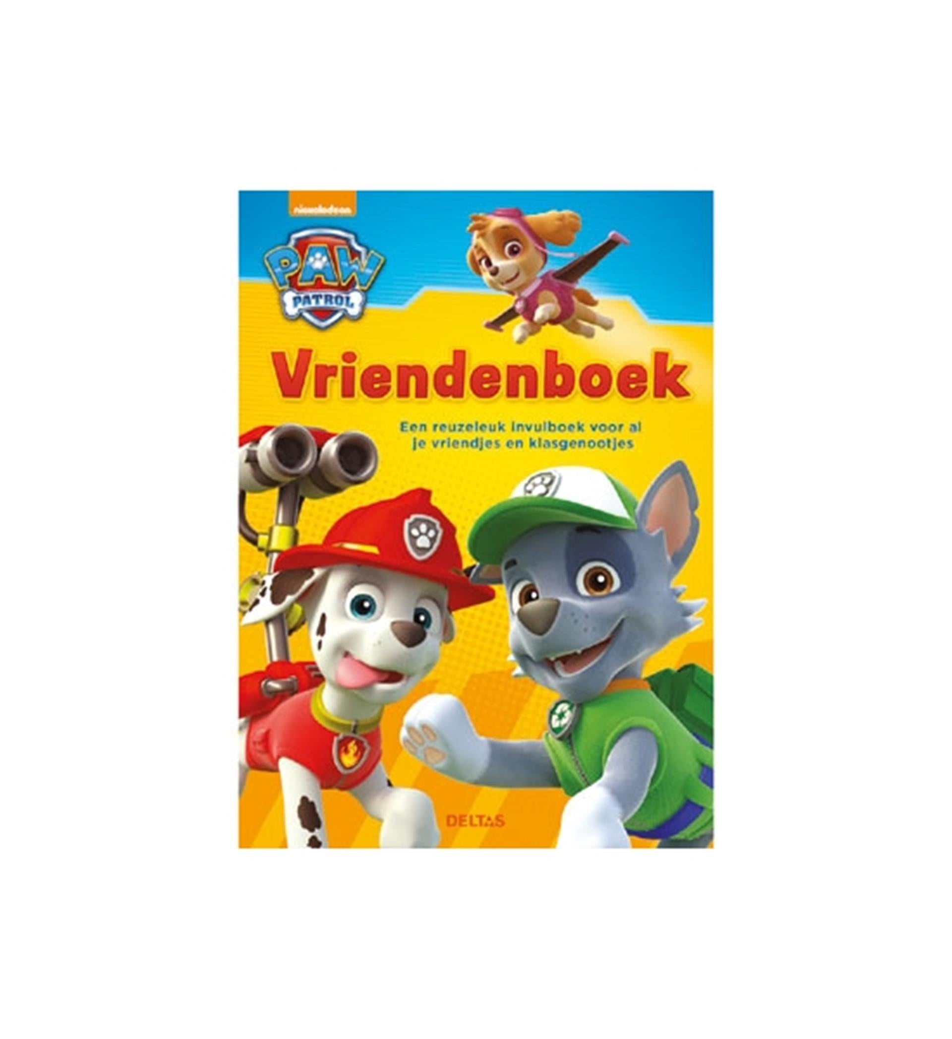 Deltas paw patrol vriendenboek