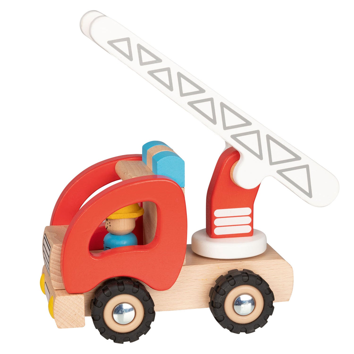 Goki houten brandweerladderwagen