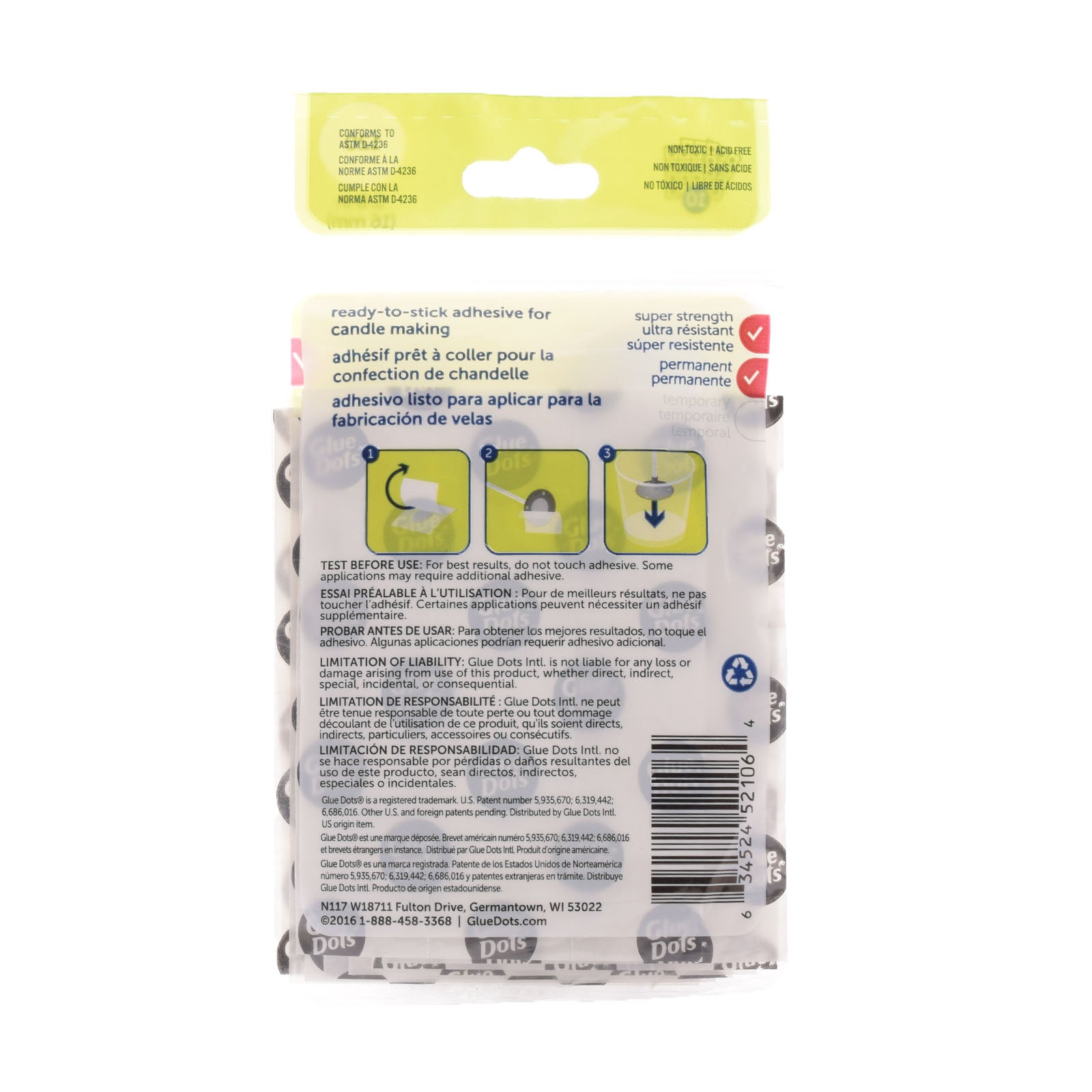 Glue dots • candle dots 16mm