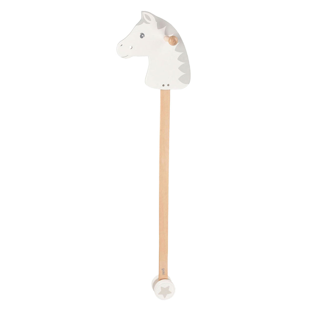 Goki houten stokpaard met ster