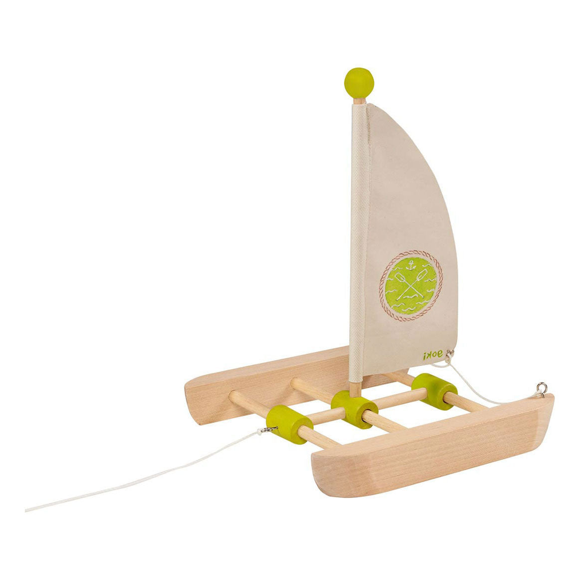 Goki houten catamaran bouwpakket, 11dlg.