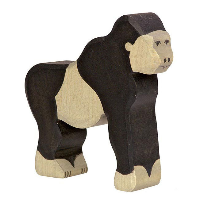 Holztiger houten gorilla