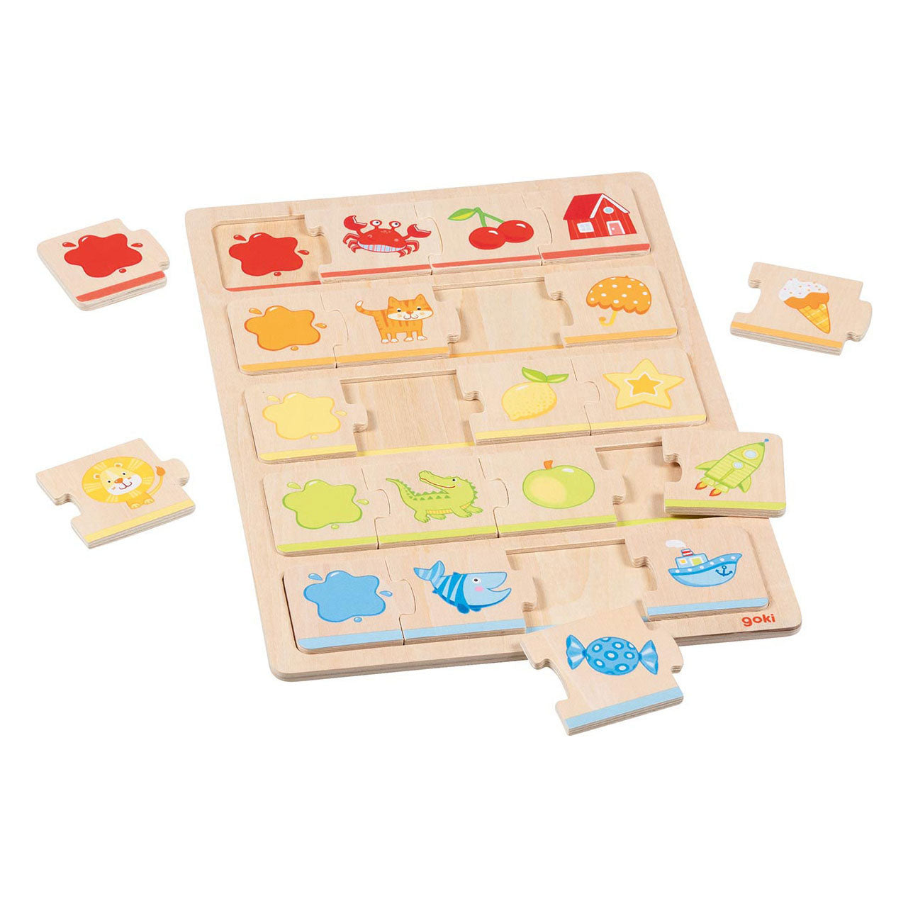Goki mijn eerste kleuren legpuzzel, 20e.