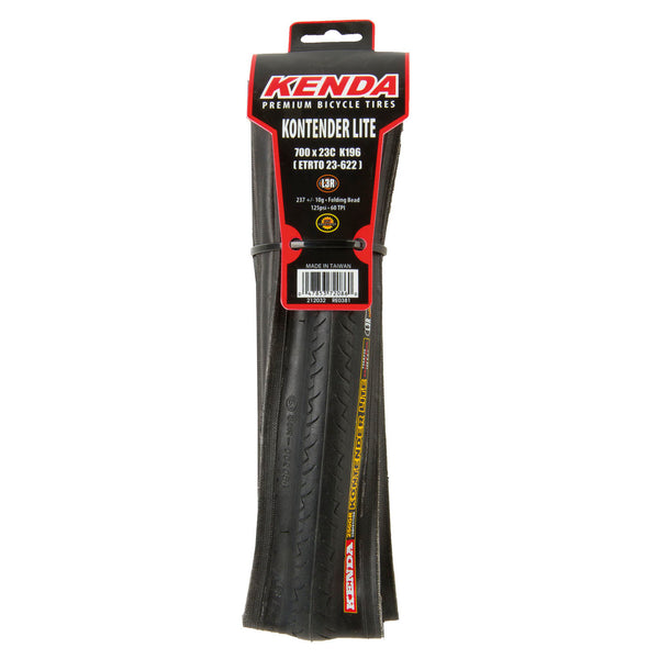 Kenda kontender kevlar 700 x 23c l3r pro folding tire