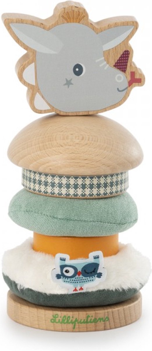 Lilliputiens - stapelpiramide - joe de draak