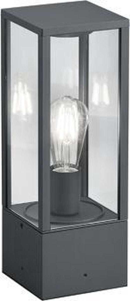 Trio garonne - paalverlichting - antraciet - excl. 1x e27 7w - buitenverlichting - ip44