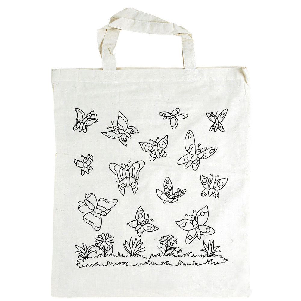 Goki katoenen tas - vlinder