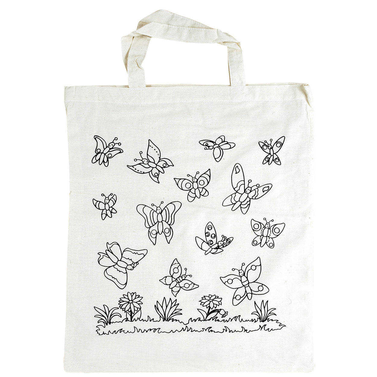 Goki katoenen tas - vlinder