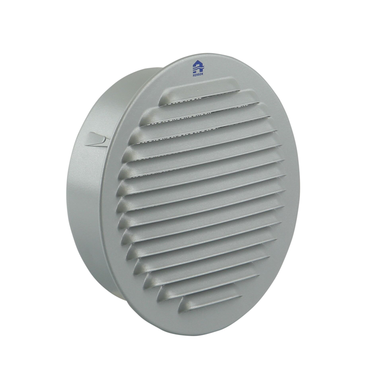 Renson 1078694 - muurroosterinbouw 435r dia 190 mm ral 9006 | 4 stuks