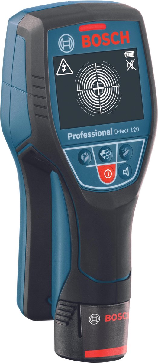 Bosch professional detector d-tect 120 (1 x accu 12 v + lader al 1130 cv)