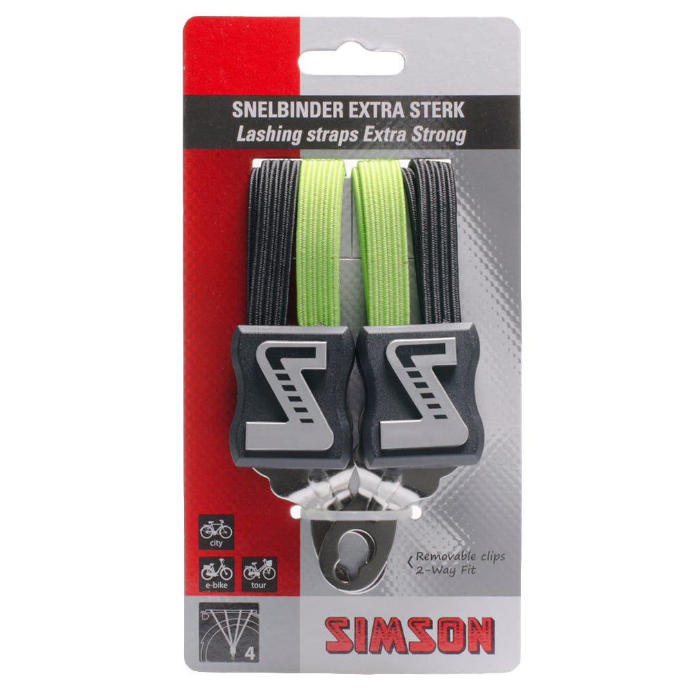 snelbinder 4-map 61 cm zwart groen