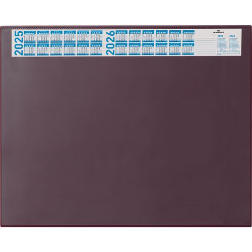 Bureau onderlegger standaard durable 7204-03 0,8 mm 65x52 cm rood
