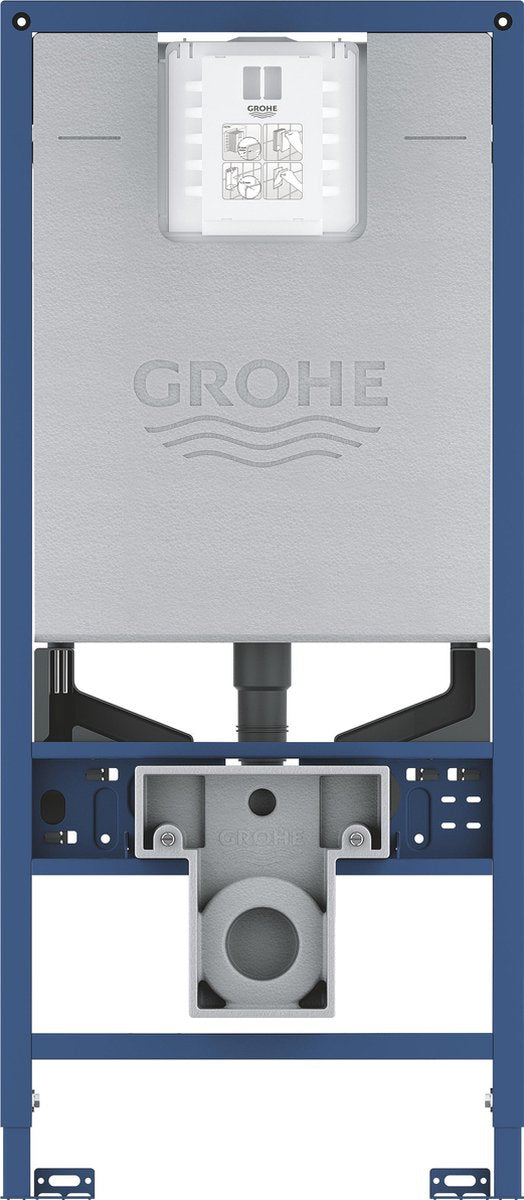 Grohe rapid slx inbouwreservoir (met installatiehoogte van 1,13m) voor een zwevend toilet - met universele stortbak, flowmanager, stopcontact en zonder afvoerpijp - 39597000