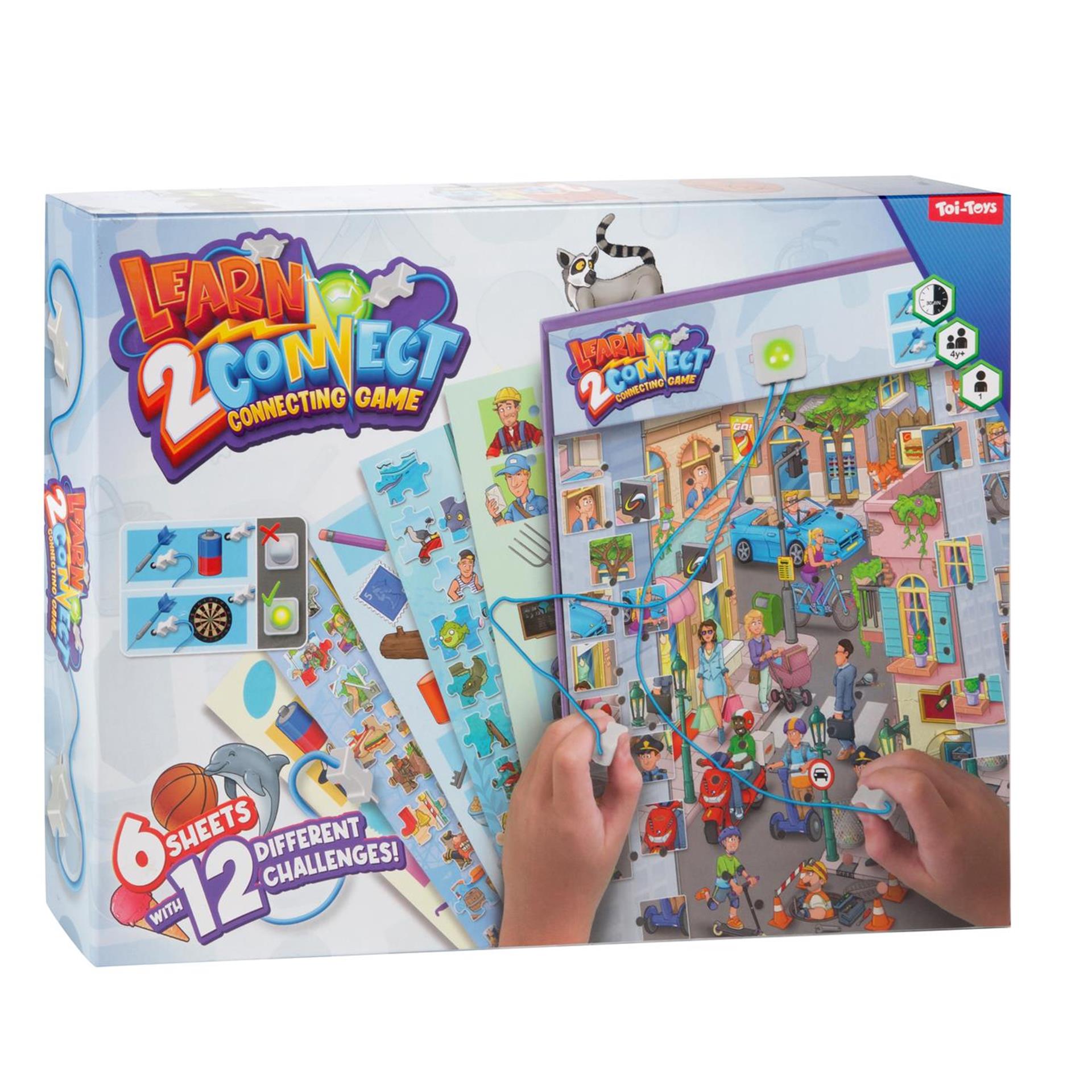 Toi-toys games elektronisch learn 2 connect verbinden, 4-6 jaar