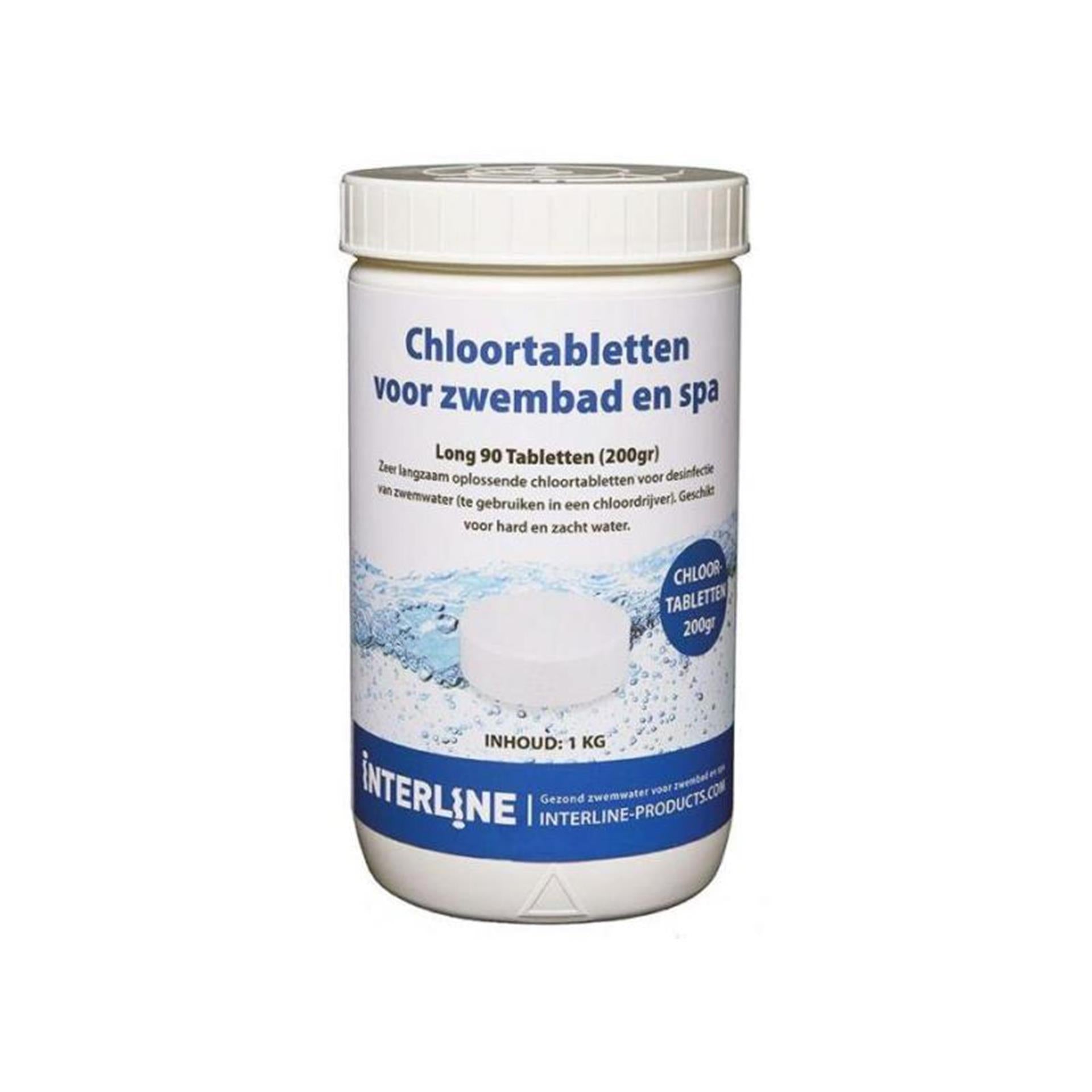 Interline Chloortabletten Lang90 200gram 1kg