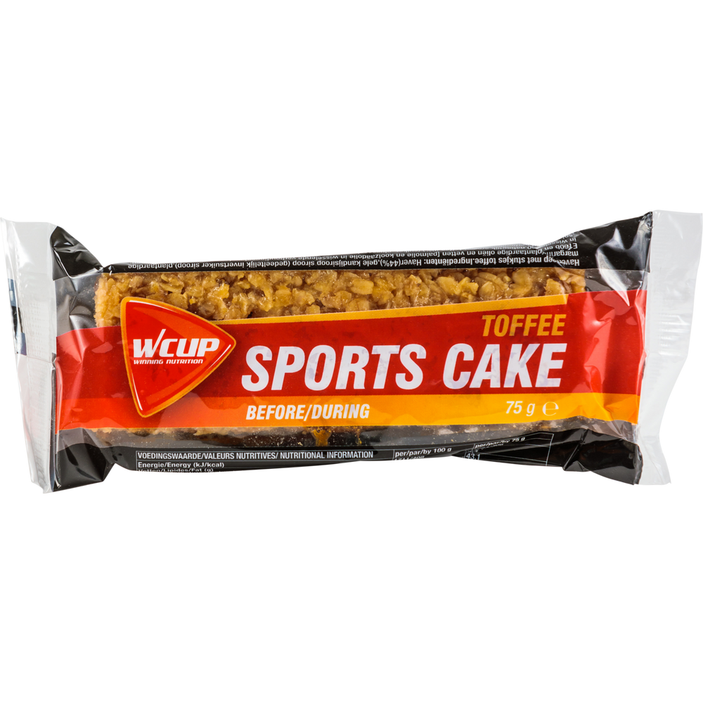 Wcup - sportcake toffee 75 gram 20 stuks