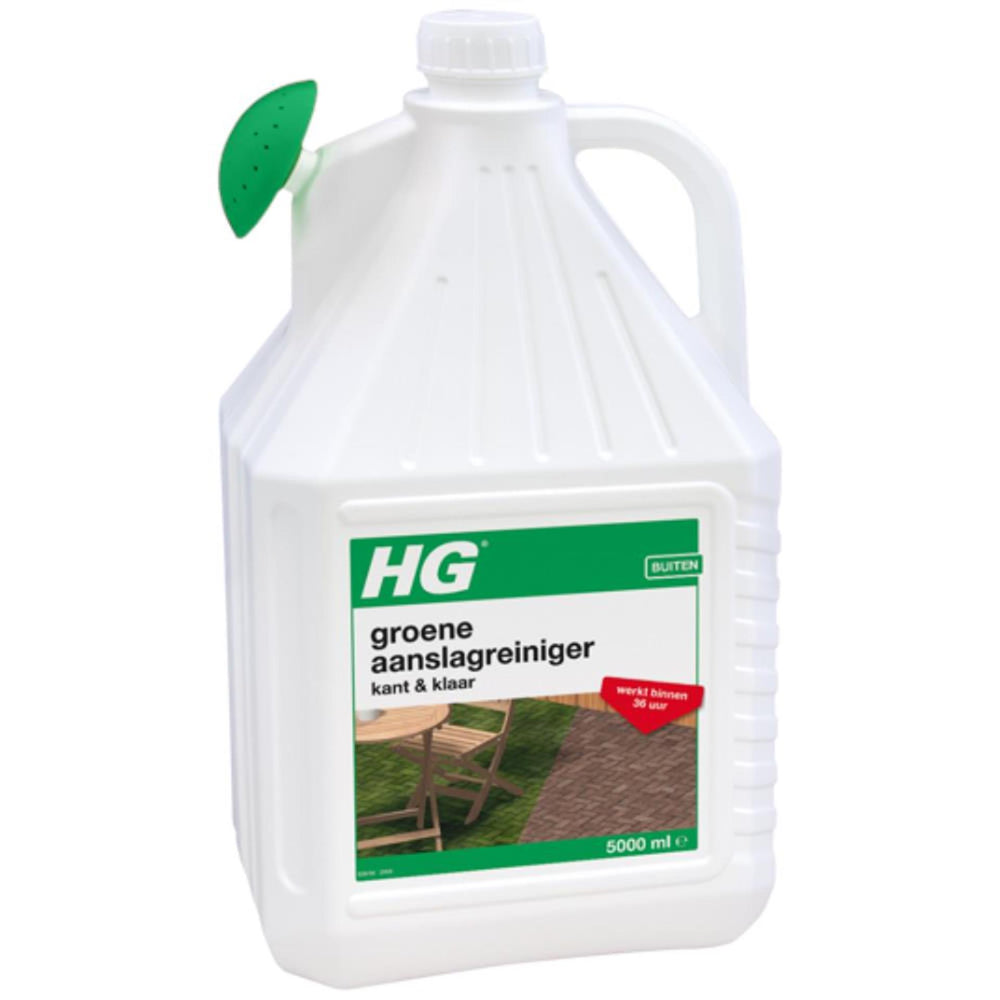 Hg groene aanslagreiniger kant en klaar 5 liter voor snelle, makkelijk reiniging